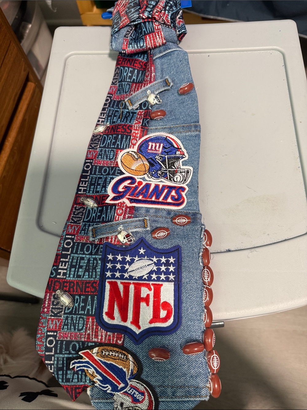 Junk Tie NFL team Football Theme